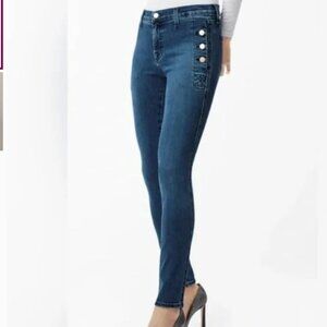 J BRAND Zion Side Button Pockets Skinny Jeans size 31